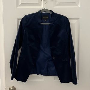 Banana republic navy velvet blazer 0